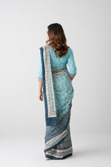 Digital Printed Cotton Saree