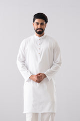Regular Fit Jacquard Cotton Semi-Formal Panjabi