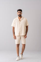 Regular Fit Textured Shorts