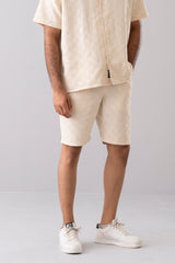 Regular Fit Textured Shorts