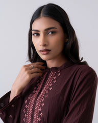 Smart Fit Embroidered Two-Piece Ethnic Set
