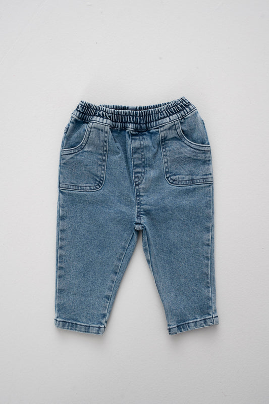 New Born Boys Denim Pant (3-6 Months)