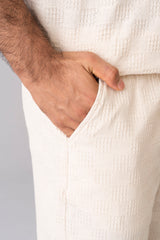 Regular Fit Textured Shorts