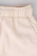 Regular Fit Textured Shorts
