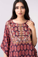 Relaxed Fit Embroidered Ethnic Kurti