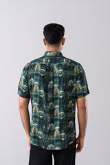 Regular Fit Printed Casual Shirt