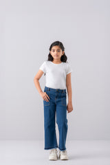 Girls' Denim Bottom (6-8 Years)
