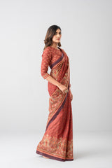 Digital Printed Cotton Saree