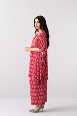 Relaxed Fit Embroidered Ethnic Kurti