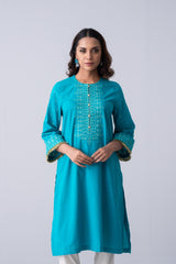 Smart Fit Embroidered Ethnic Kurta