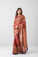 Digital Printed Cotton Saree