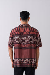 Boxy Fit Printed Casual Shirt