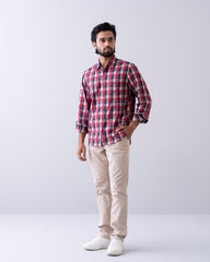 Regular Fit Check Casual Shirt