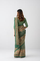 Digital Printed Cotton Saree