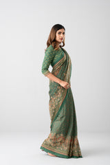 Digital Printed Cotton Saree