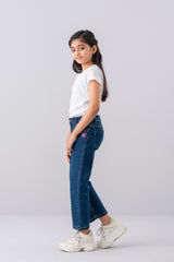 Princess Denim Bottom (2-4 Years)