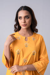 Smart Fit Embroidered Ethnic Kurta