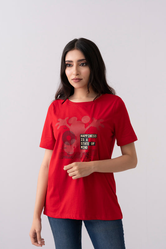 Mickey Mouse-themed Relaxed Fit Crew Neck T-Shirt - Disney