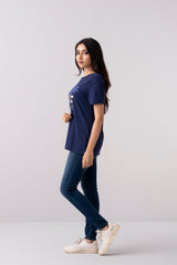 Mickey Mouse-themed Relaxed Fit Crew Neck T-Shirt - Disney