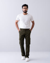 Straight fit Fashion Trousers