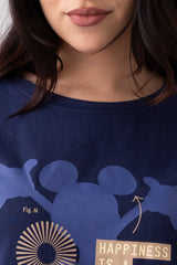 Mickey Mouse-themed Relaxed Fit Crew Neck T-Shirt - Disney