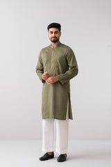 Regular Fit Embroidered Semi-Formal Panjabi