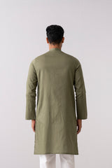 Regular Fit Embroidered Semi-Formal Panjabi