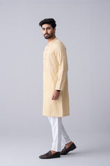 Regular Fit Embroidered Semi-Formal Panjabi