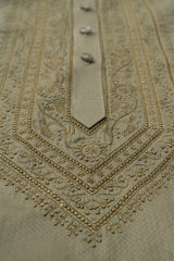 Regular Fit Embroidered Semi-Formal Panjabi