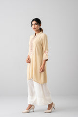 Smart Fit Embroidered Viscose Ethnic Kurti