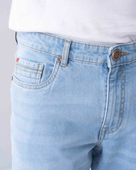Straight Fit Blue Jeans