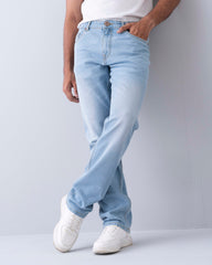 Straight Fit Blue Jeans