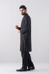 Regular Fit Jacquard Cotton Semi-Formal Panjabi