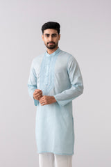 Regular Fit Embroidered Semi-Formal Panjabi