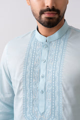 Regular Fit Embroidered Semi-Formal Panjabi