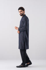 Regular Fit Jacquard Cotton Semi-Formal Panjabi