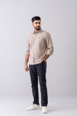 Regular Fit Solid Casual Shirt