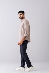Regular Fit Solid Casual Shirt
