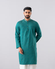 Regular Fit Embroidered Semi-Formal Panjabi