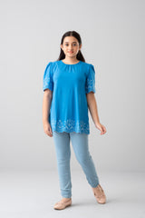 Junior Girls Knit Fashion Top (10-14 Years)