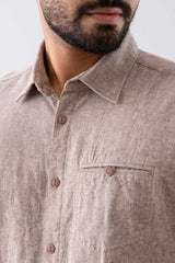 Regular Fit Solid Casual Shirt