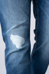Tapered Fit Indigo Jeans