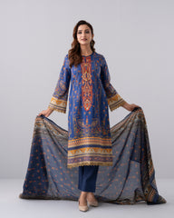 Smart Fit Embroidered Two-Piece Lawn