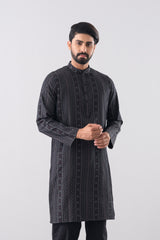 Regular Fit Jacquard Semi-Formal Panjabi