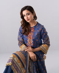 Smart Fit Embroidered Two-Piece Lawn