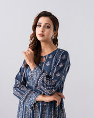 Relaxed Fit Printed One-Piece Lawn Kurta