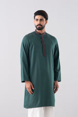 Regular Fit Embroidered Semi-Formal Panjabi