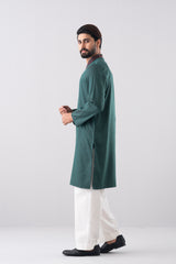 Regular Fit Embroidered Semi-Formal Panjabi