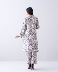 Relaxed Fit Printed Two-Piece Ethnic Set