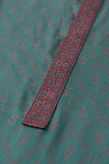Regular Fit Embroidered Semi-Formal Panjabi